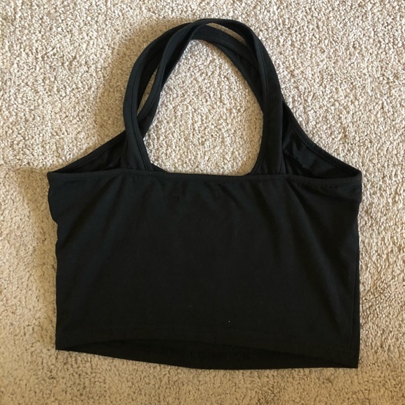 Cross Front Crop Top - Picture 8 of 10